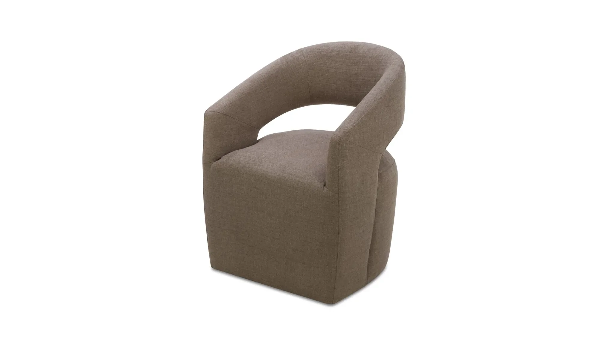IC Presley Rolling Dining Chair - Soft Greige