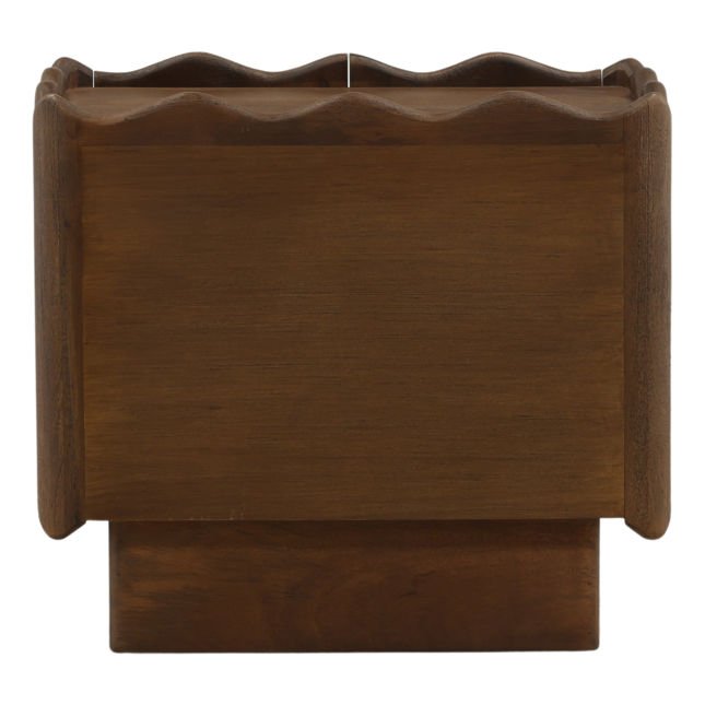 Ivory Cove Interiors Auberlin Scalloped Mango Wood Nightstand 4