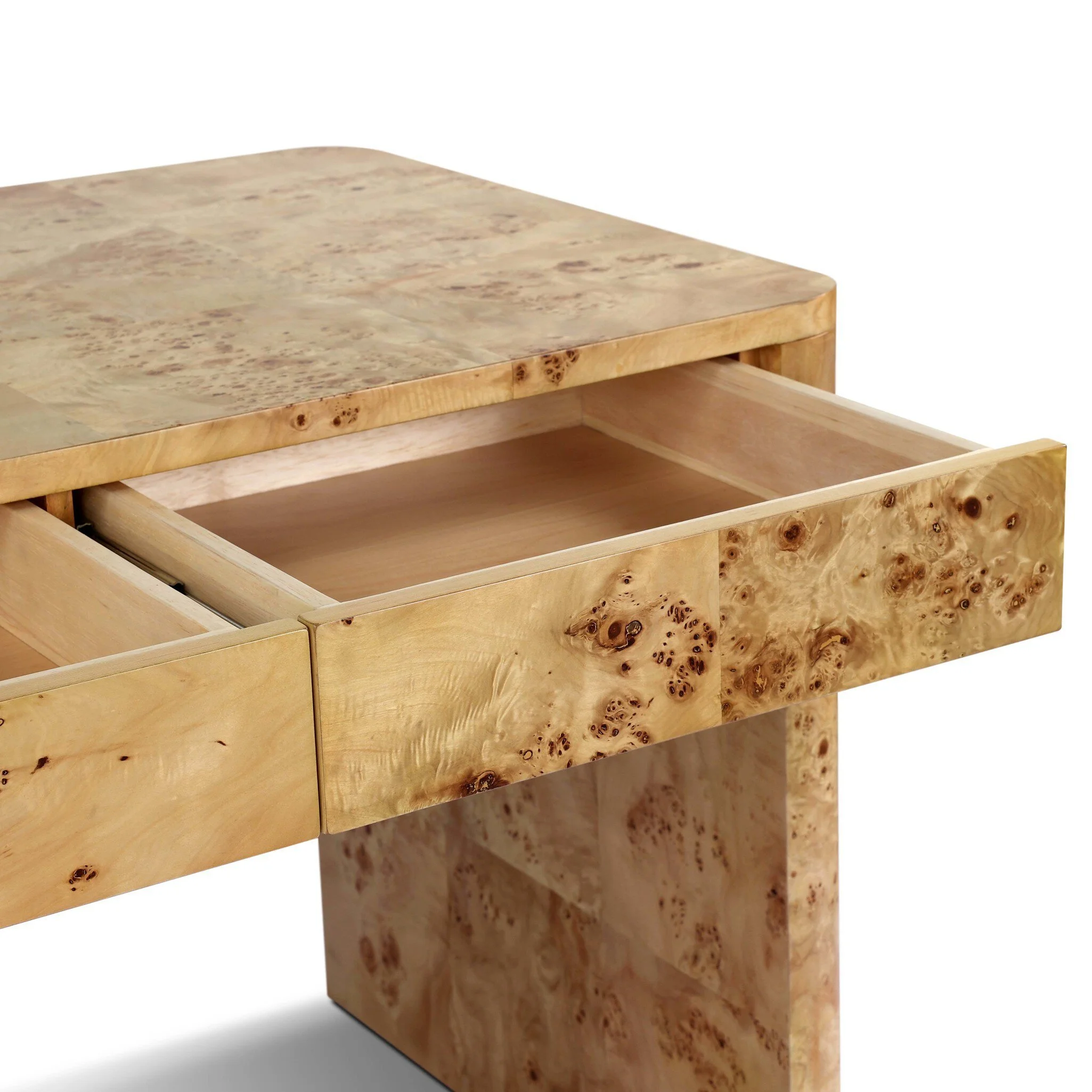 IC Natural Mappa Burl Writing Desk 6