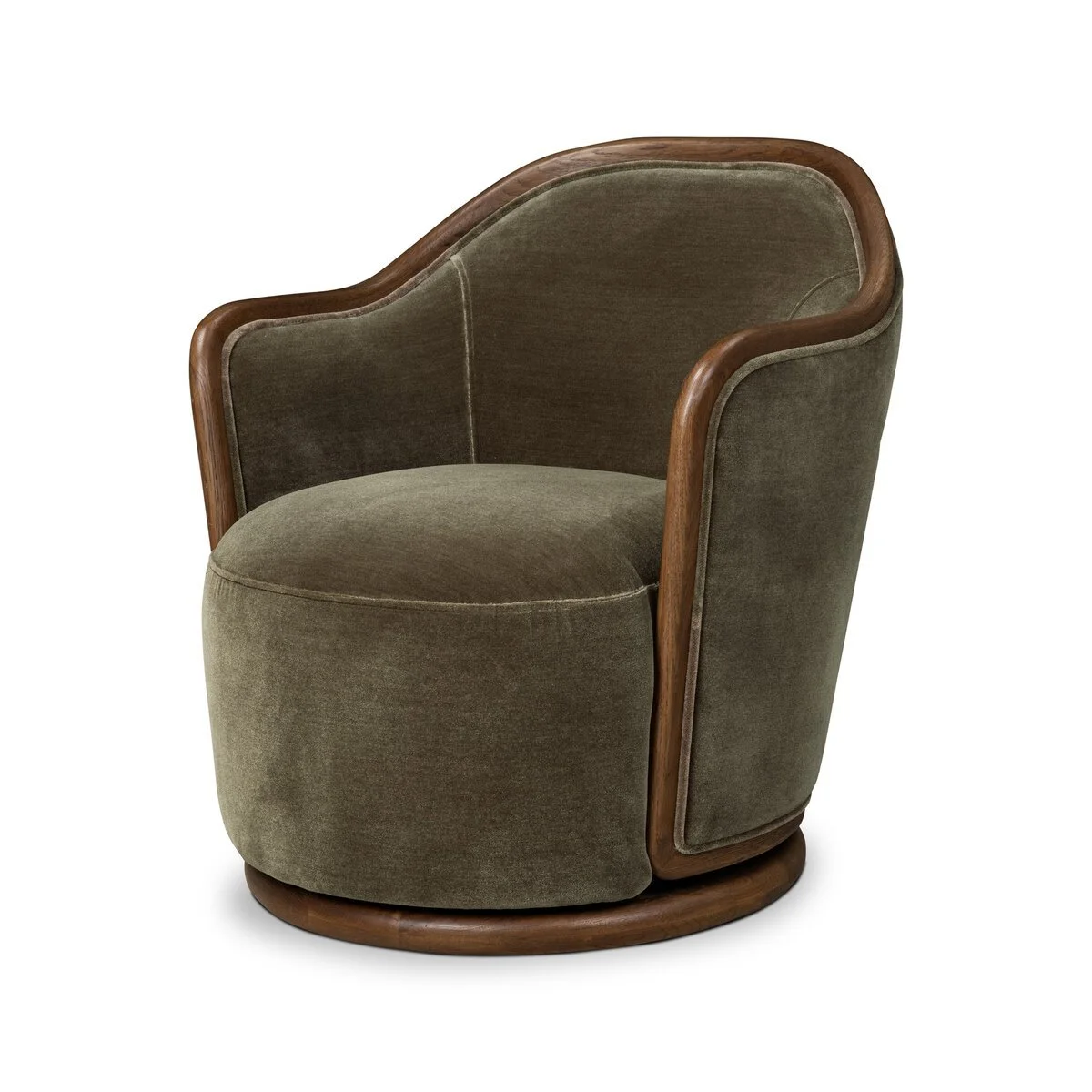 Ivory Cove Interiors Tibby Swivel Chair in Monte Olive 2
