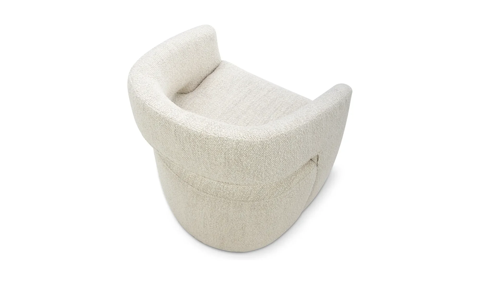 IC Presley Rolling Dining Chair - Ivory 5