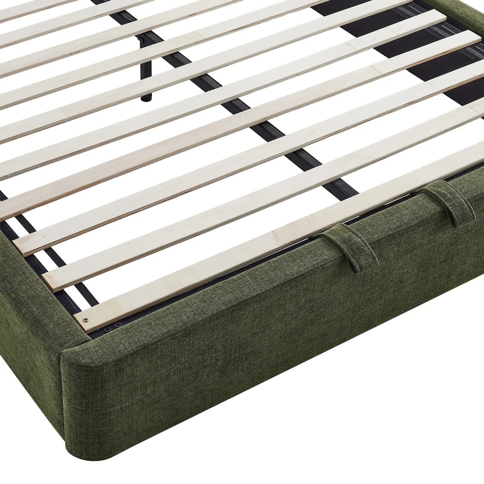 StyledU by IC Keynote Upholstered Storage Platform Bed – Foliage - Queen 6