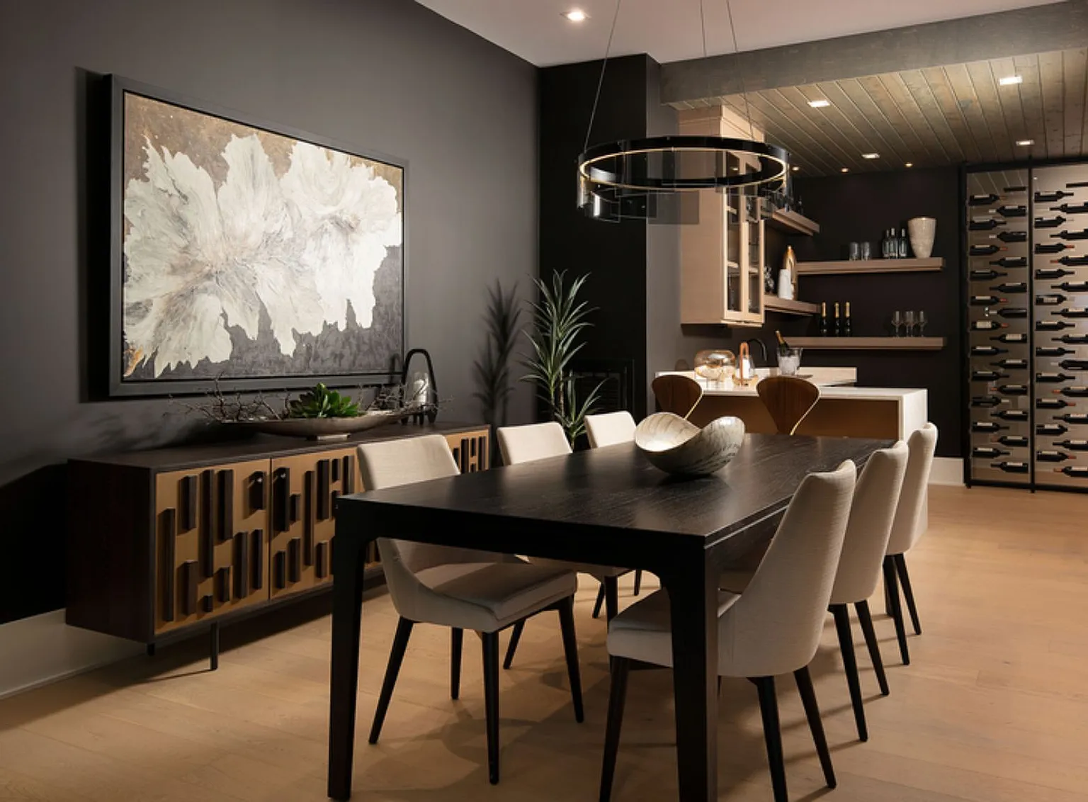 Ivory Cove Interiors NC Sweet Carolina Retreat Informal Dining