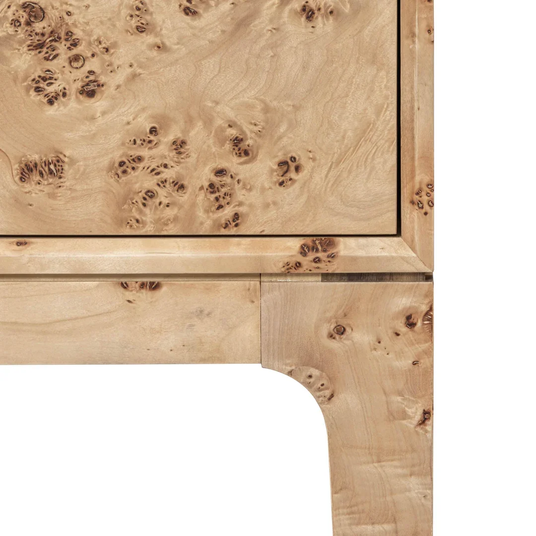 IC Light Burl Mappa Console Table 5