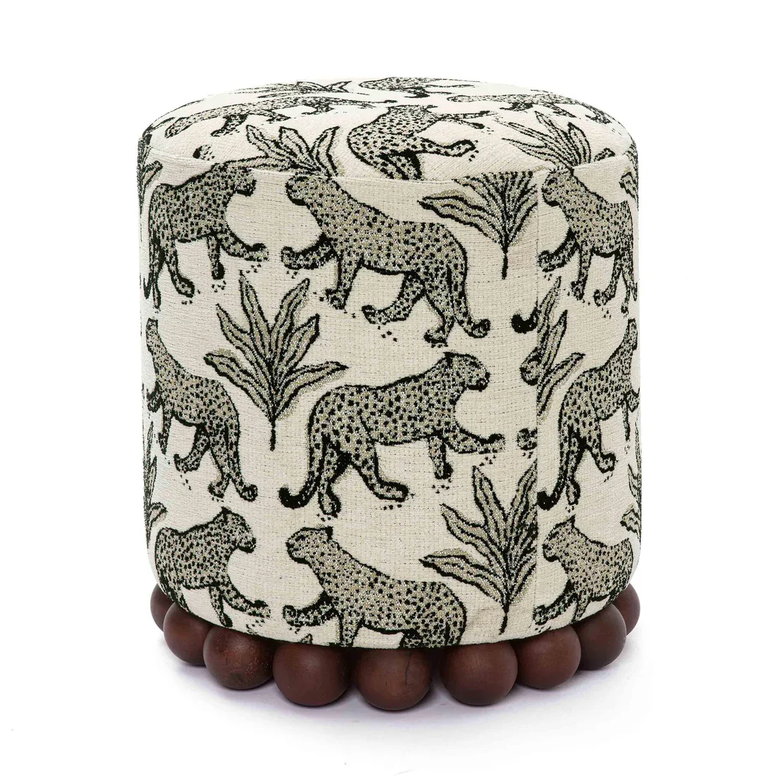 Ivory Cove Interiors Zuri Ottoman Cream