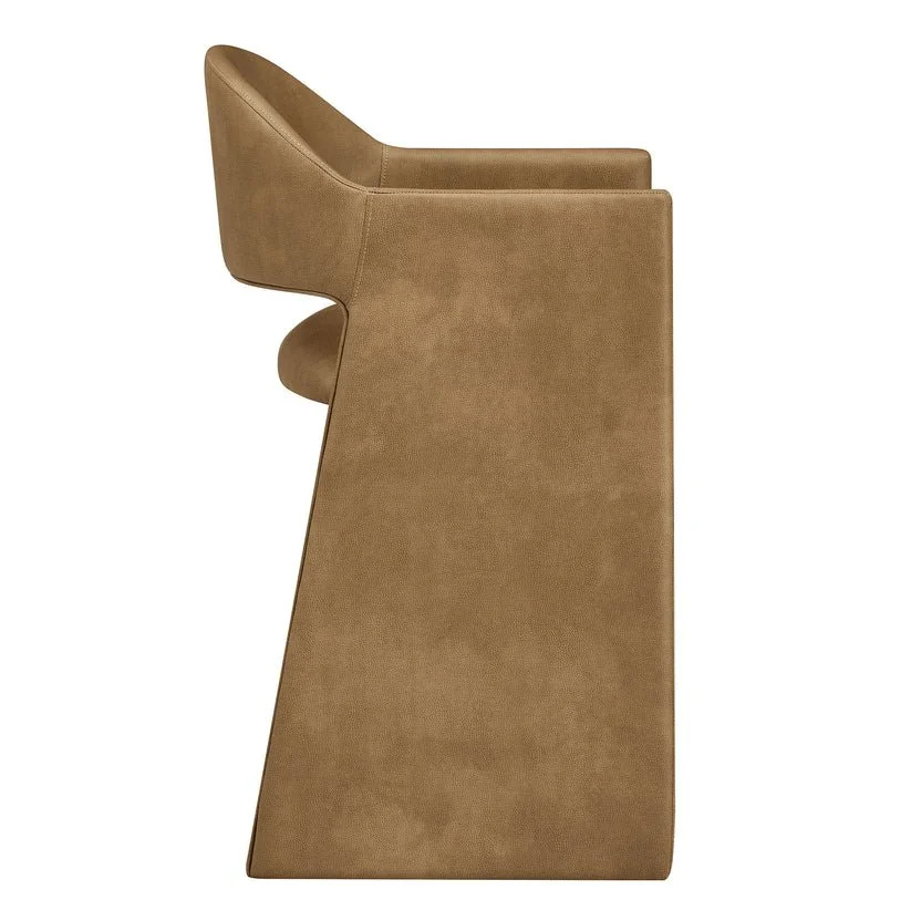 IC Margo Camel Leather Counter Stool 2