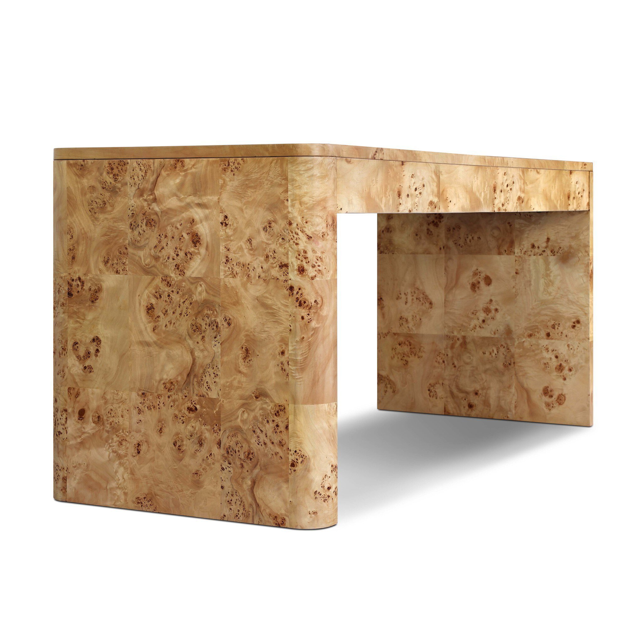 IC Natural Mappa Burl Writing Desk