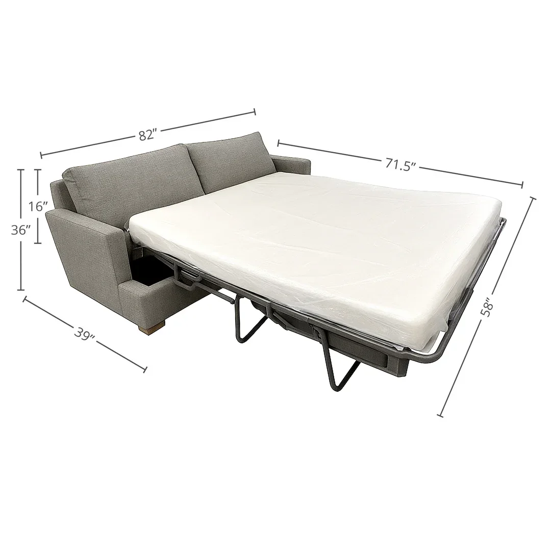 IC Ambella Queen Sofa Bed in Pepper Grey 4