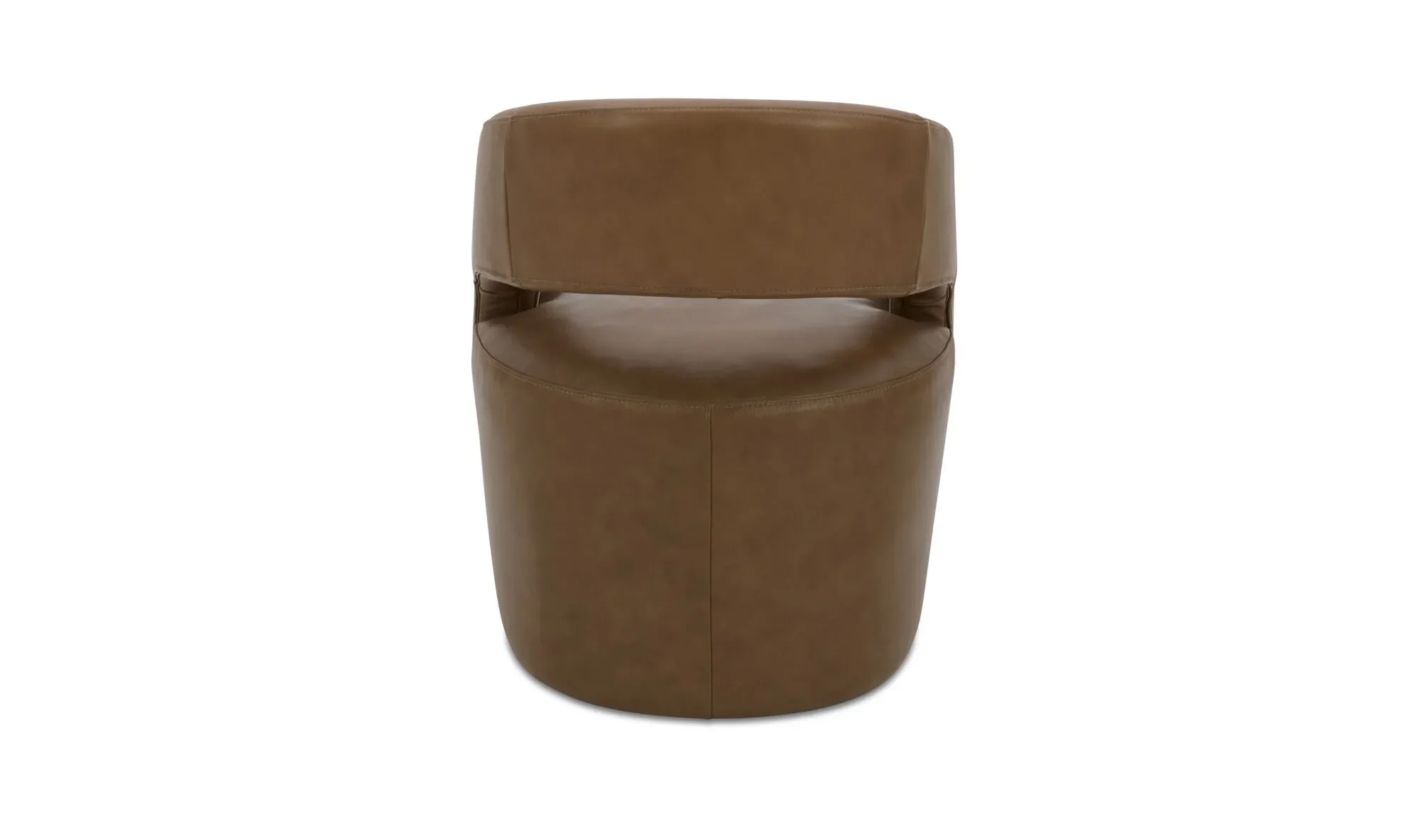 IC Presley Rolling Dining Chair - Dutton Leather 4