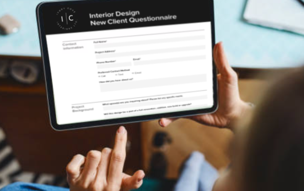 Ivory Cove Interiors Virtual Interior Design Intake