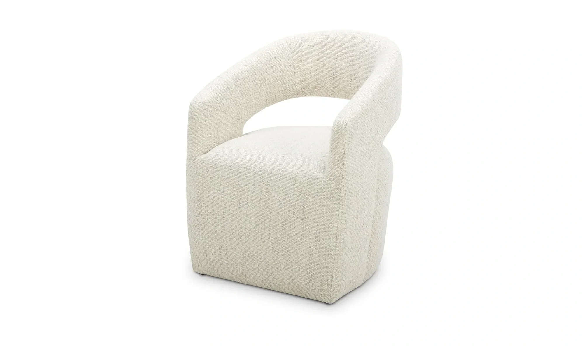 IC Presley Rolling Dining Chair - Ivory