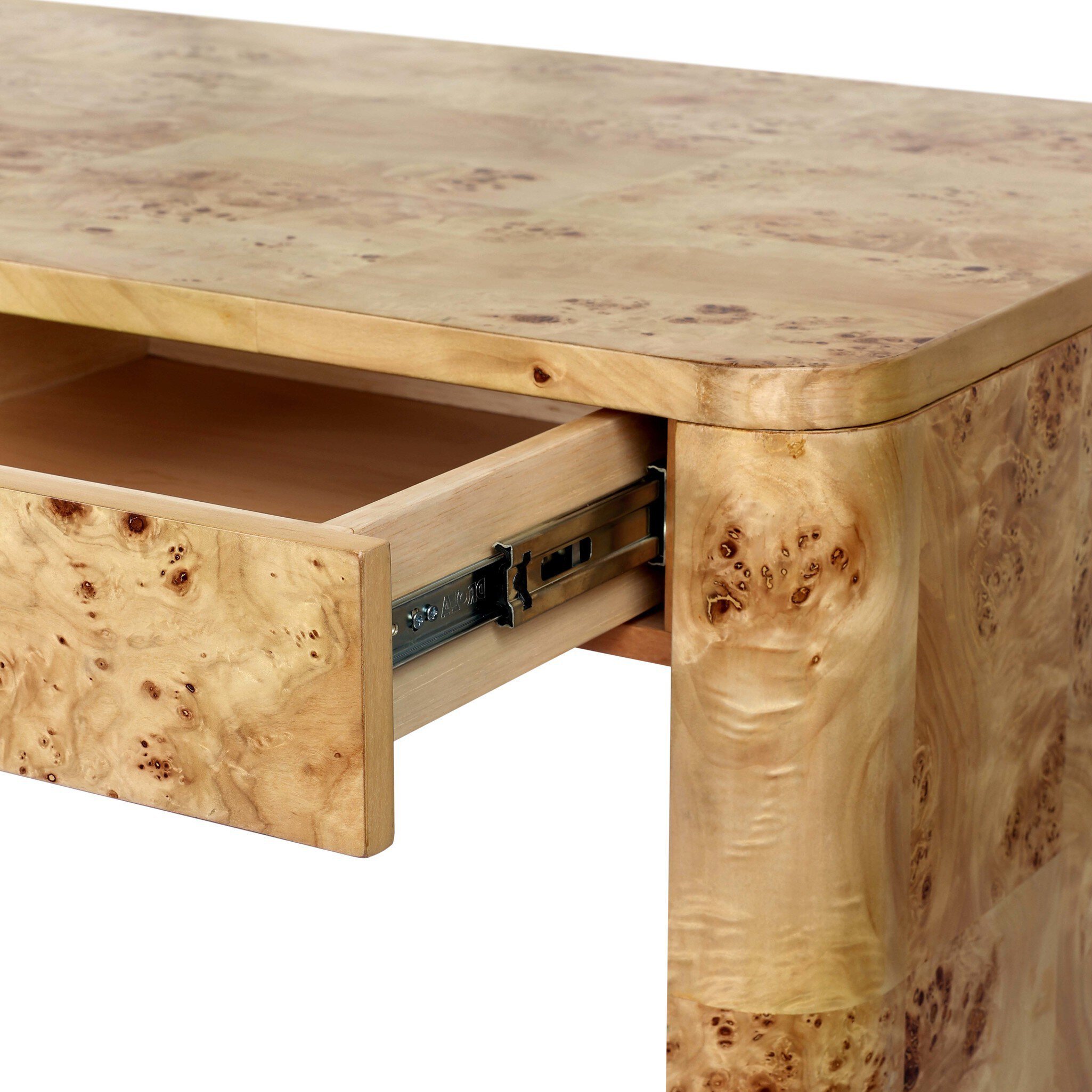 IC Natural Mappa Burl Writing Desk 7