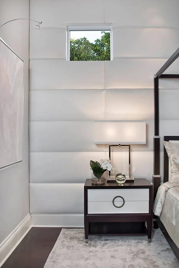 Ivory Cove Interiors - Refined Living - Primary Suite Upholstery Detail