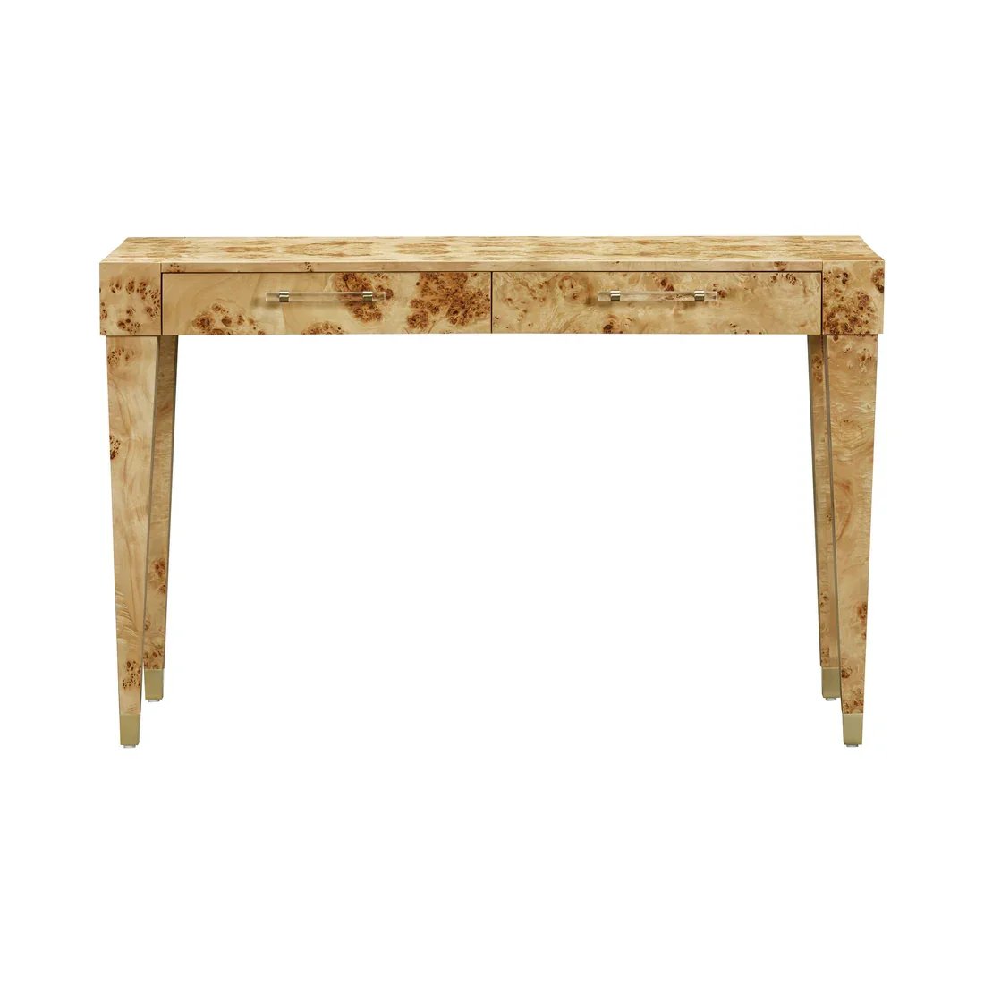 IC Natural Burl Wood Writing Desk 2