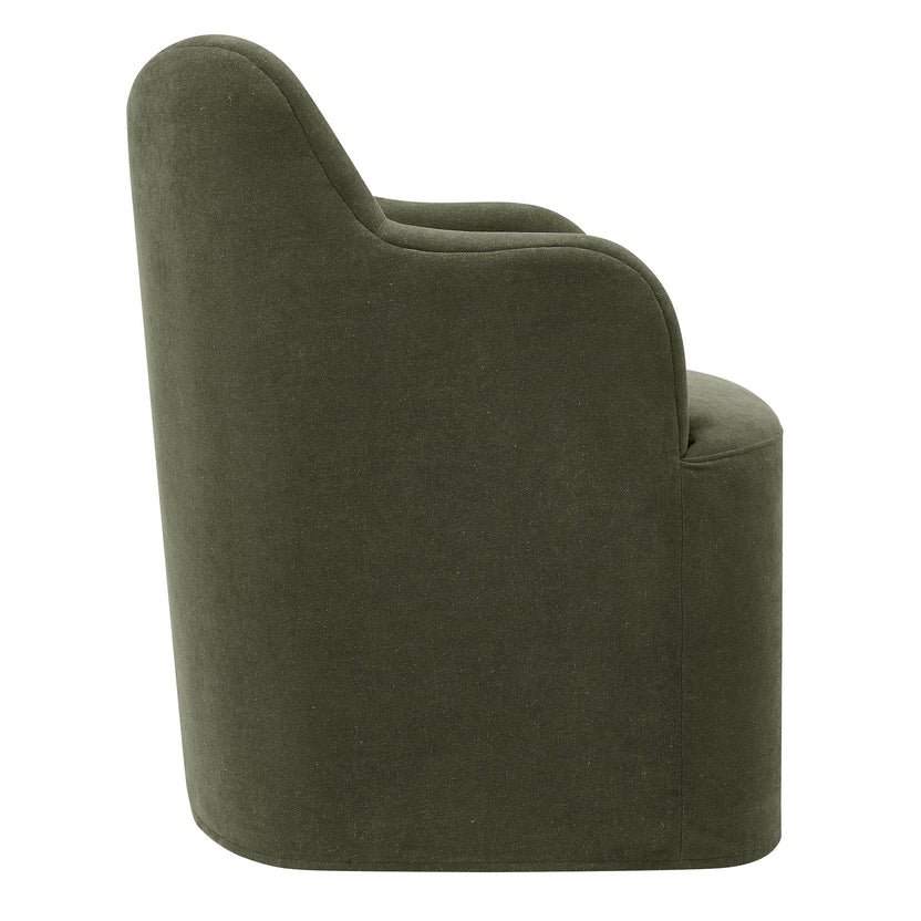 IC Linen Swivel Dining Chair 4