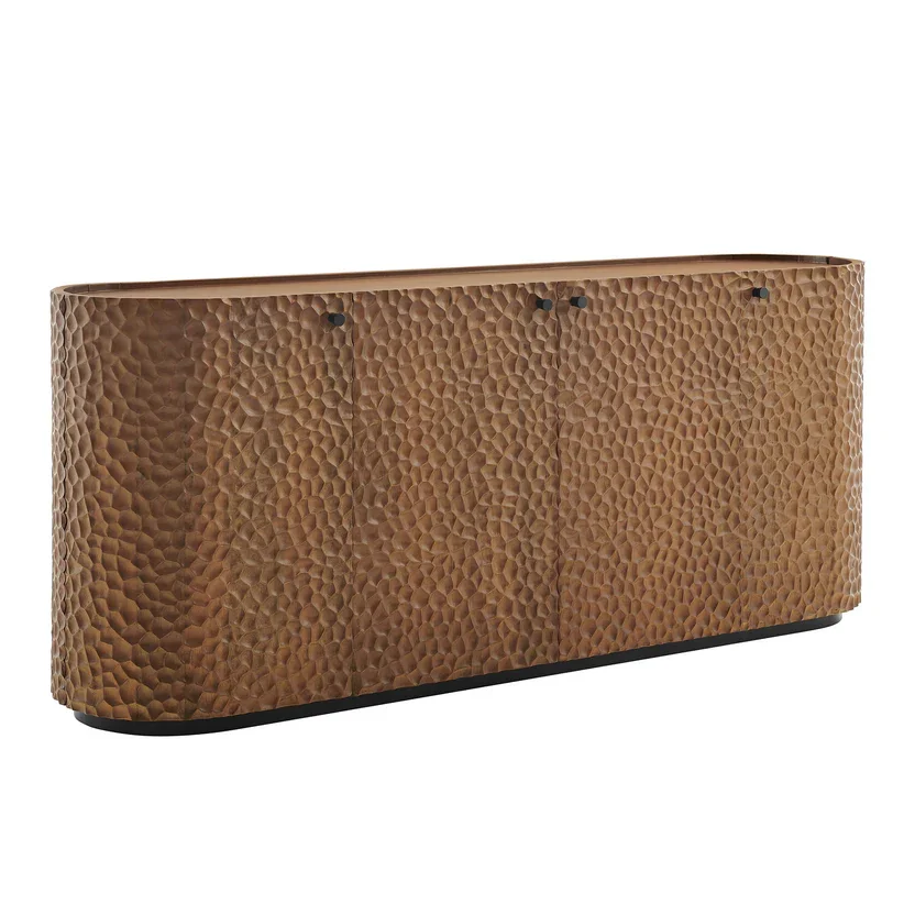 IC Atelier Hammered Walnut Sideboard 4