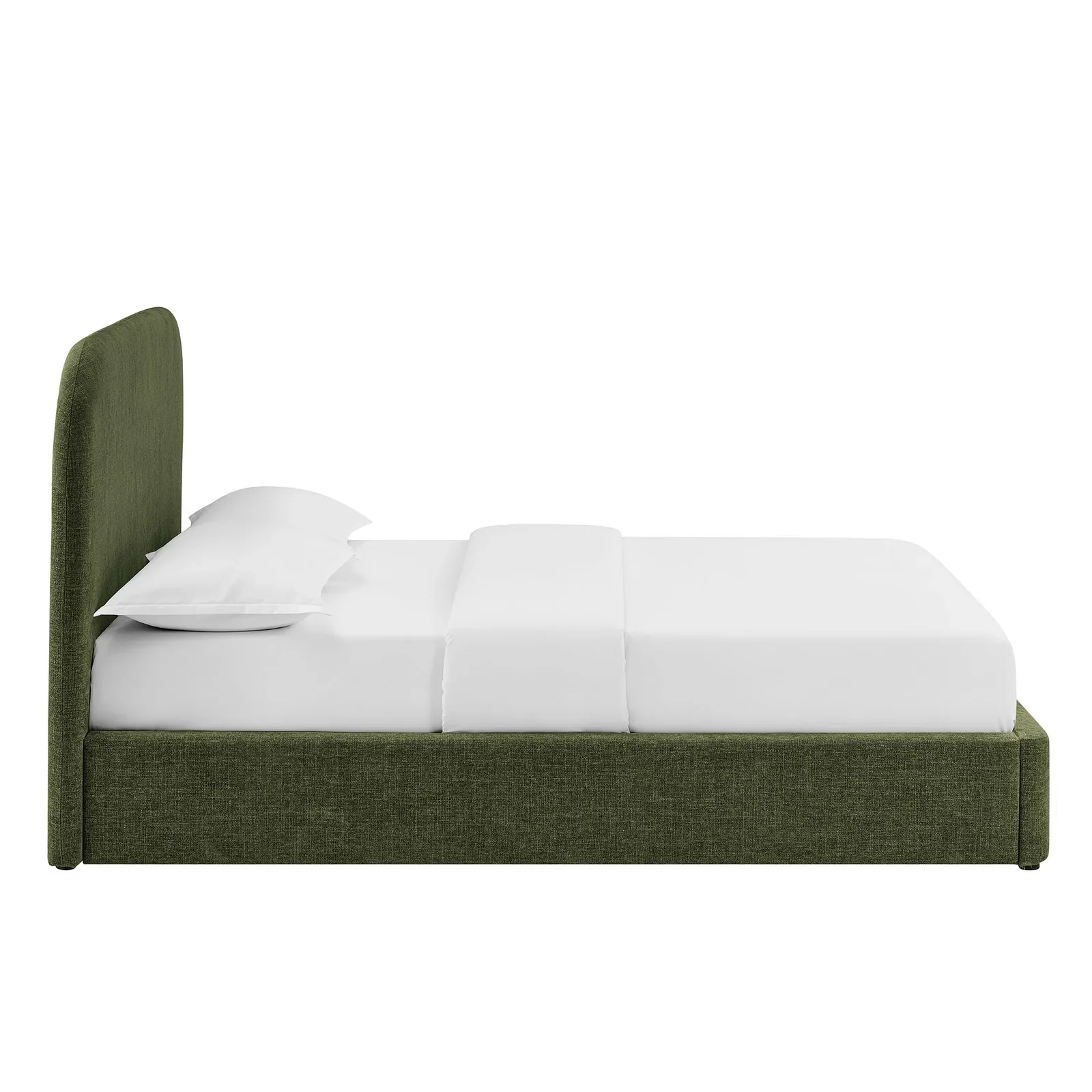 StyledU by IC Keynote Upholstered Storage Platform Bed – Foliage - Queen 2
