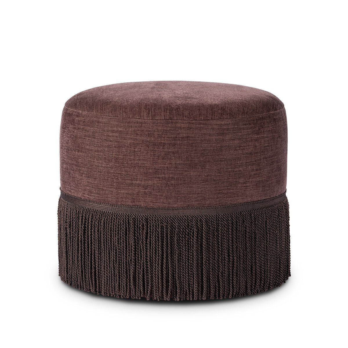 Ivory Cove Interiors Sinclair Fringe Ottoman