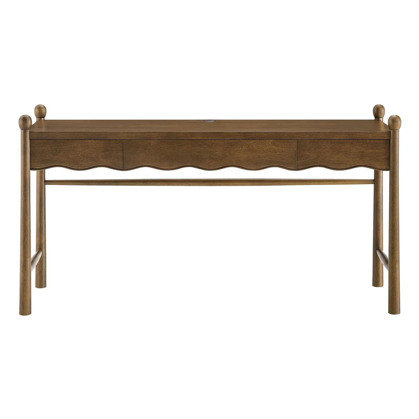 StyledU by IC Ainsley Walnut Computer Desk 5