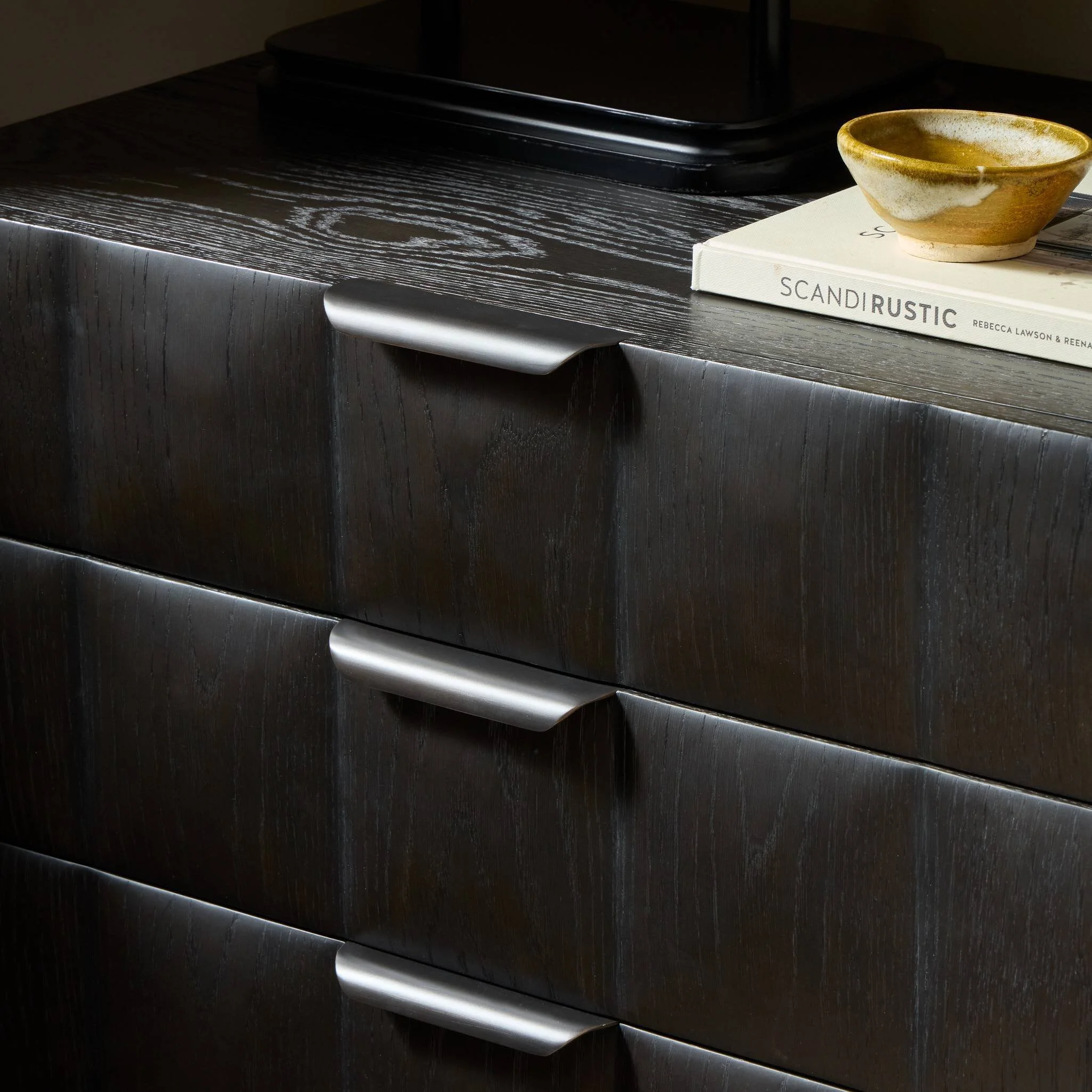 IC Swell Black Oak Nightstand 5