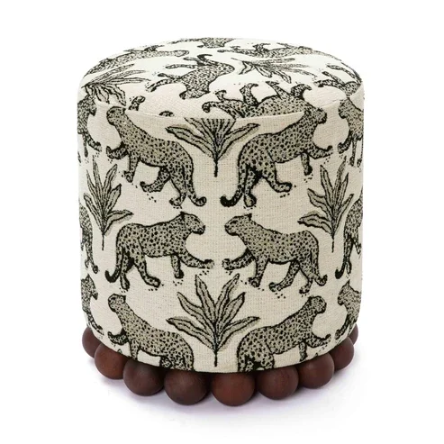 Ivory Cove Interiors Zuri Ottoman Cream 2