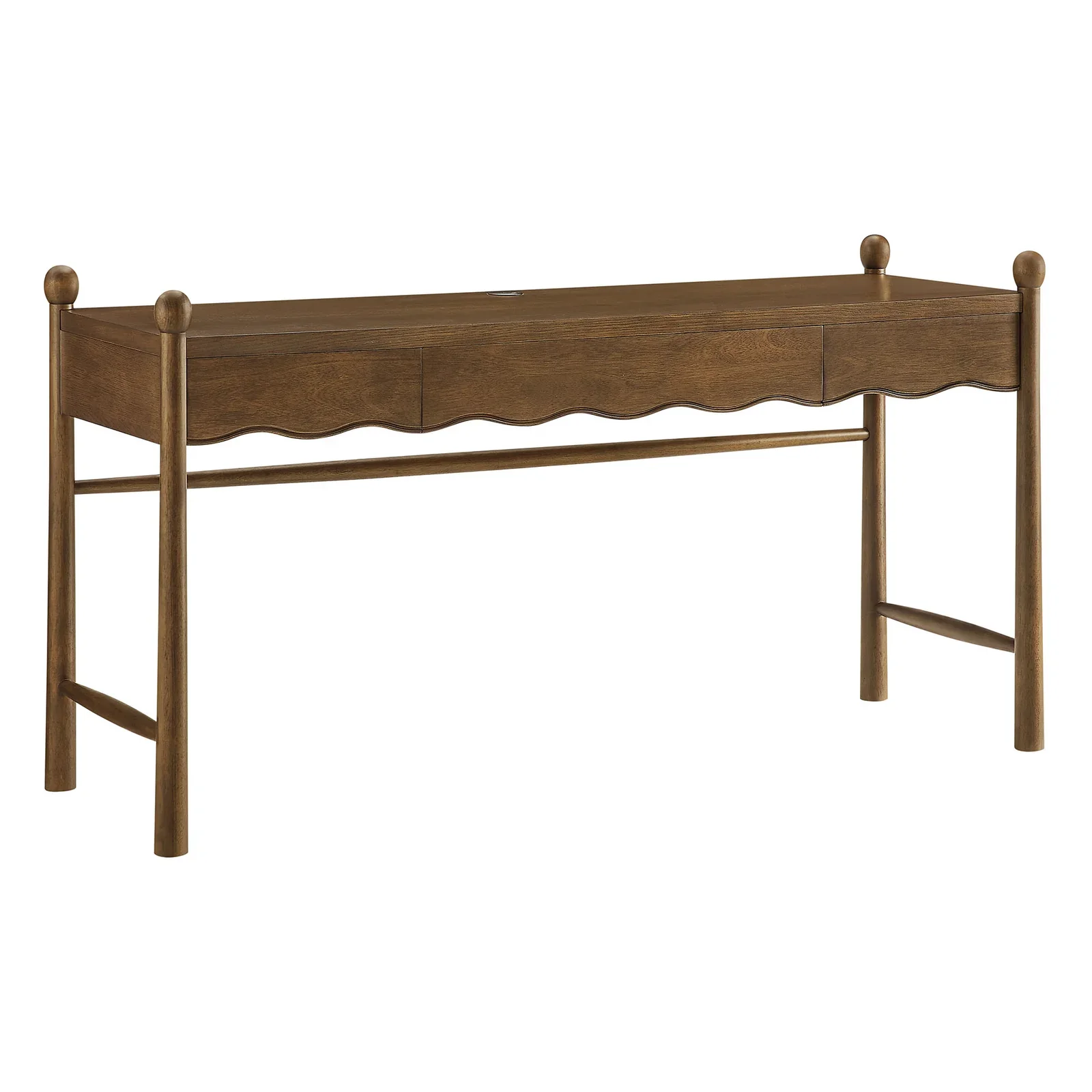 StyledU by IC Ainsley Walnut Computer Desk