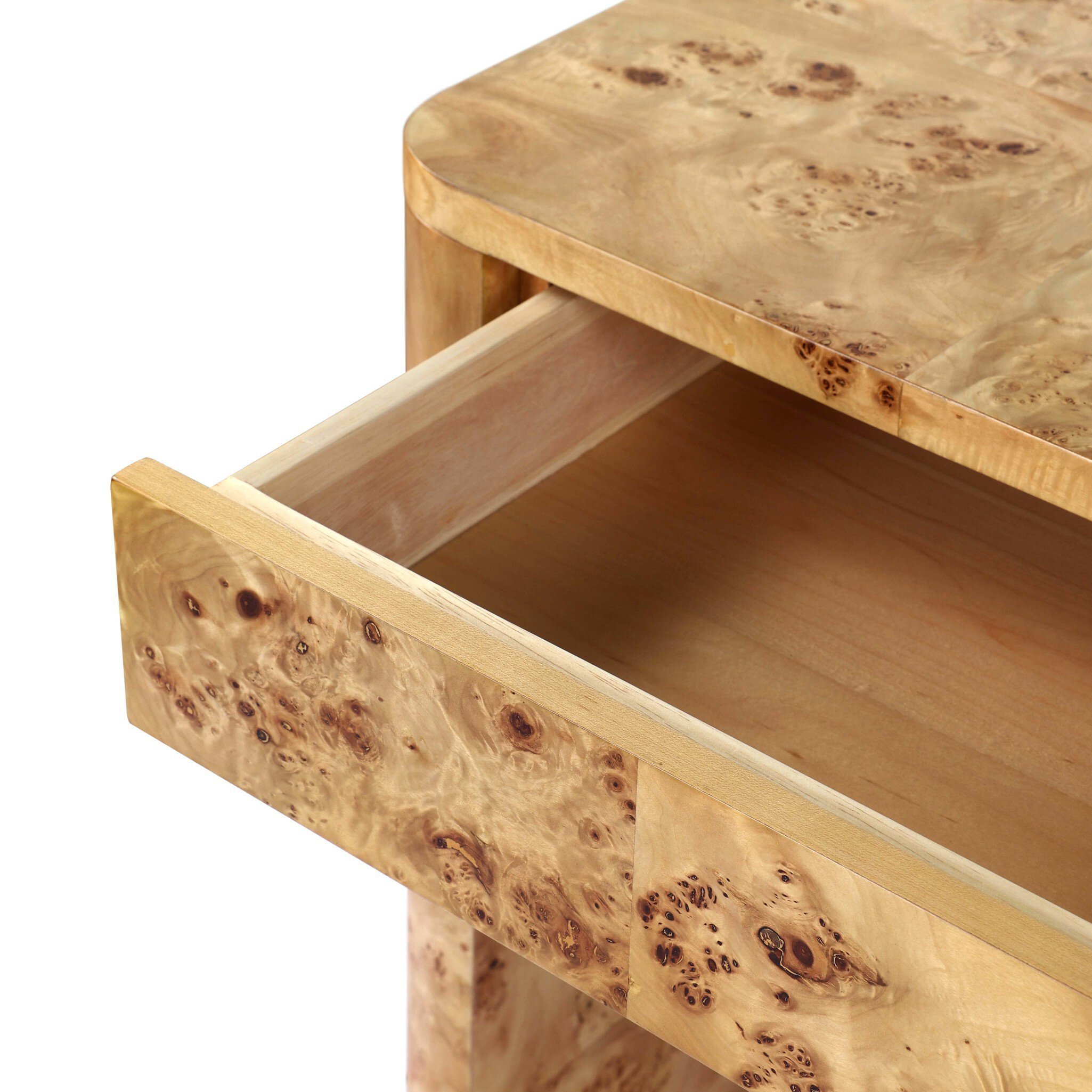 IC Natural Mappa Burl Writing Desk 9