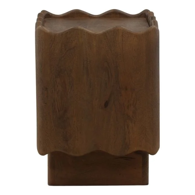 Ivory Cove Interiors Auberlin Scalloped Mango Wood Nightstand 3