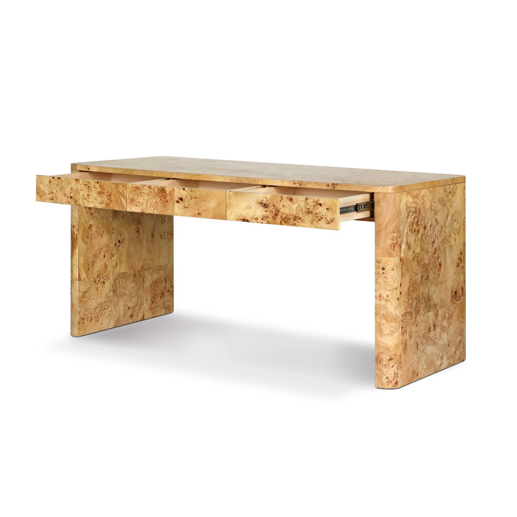 IC Natural Mappa Burl Writing Desk 10