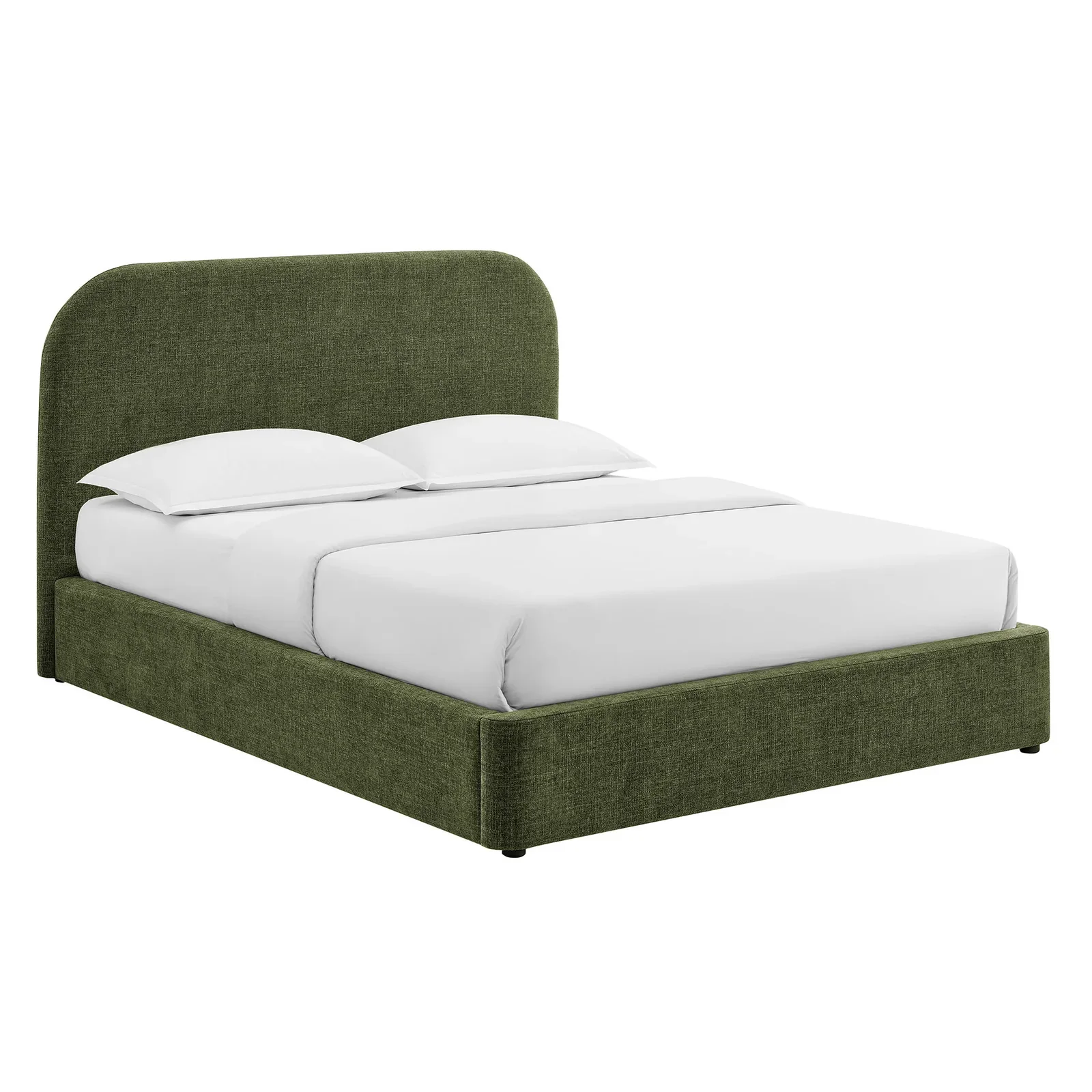 StyledU by IC Keynote Upholstered Storage Platform Bed – Foliage - Queen