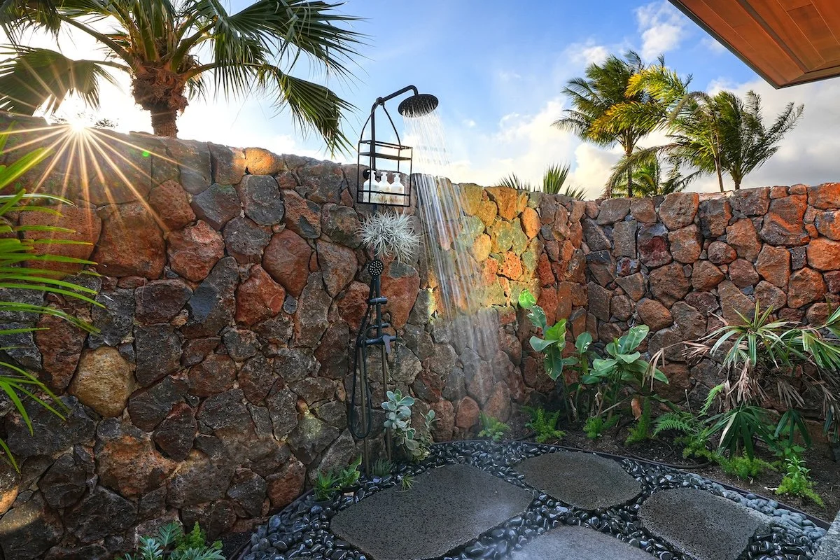 Ivory Cove Interiors - Grounded in Place - Primary Bathroom Outdoor Shower