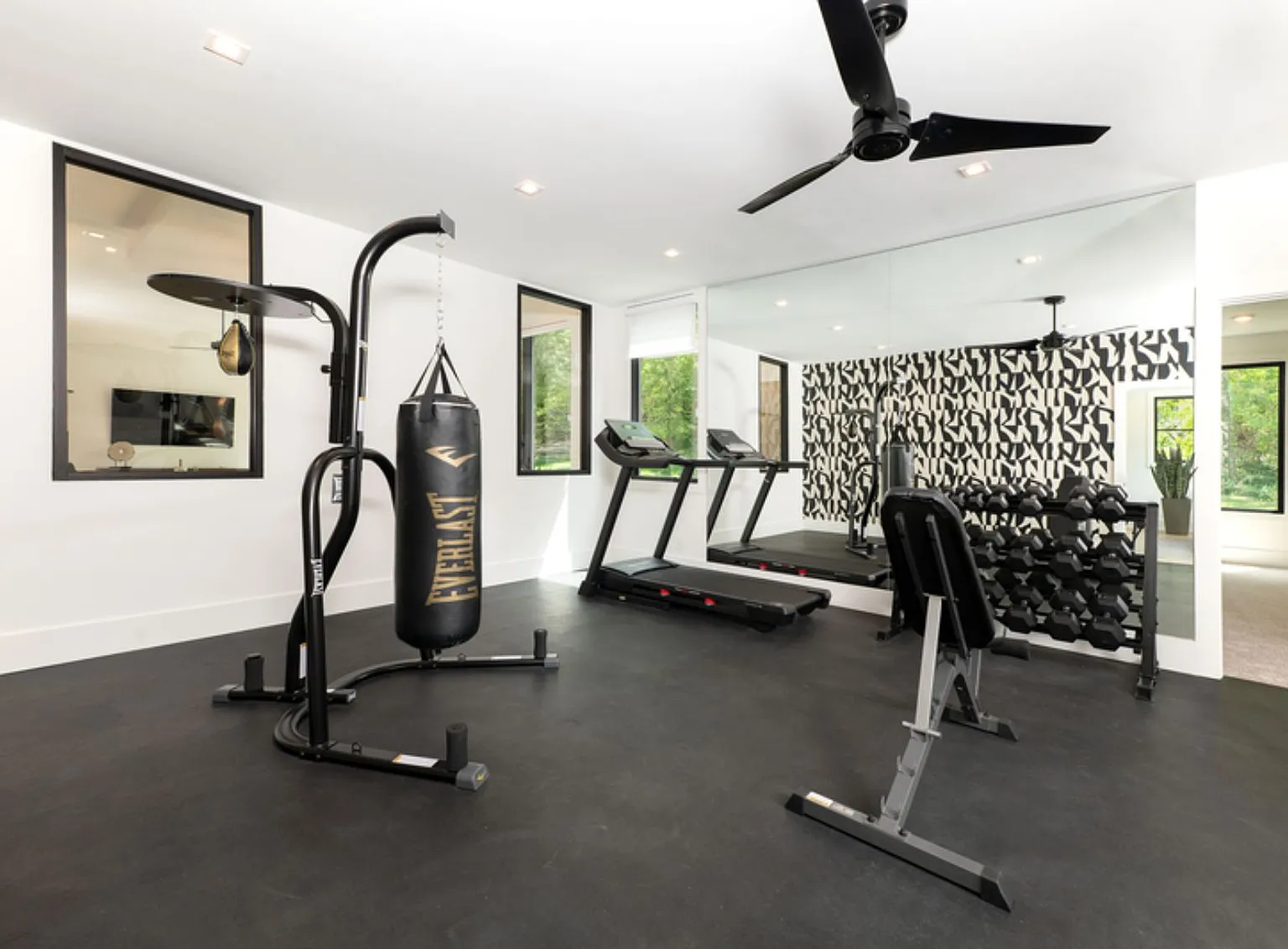 Ivory Cove Interiors NC Sweet Carolina Retreat Gym