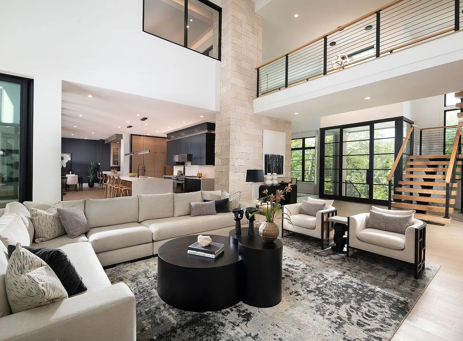 Ivory Cove Interiors NC Sweet Carolina Retreat Living Room