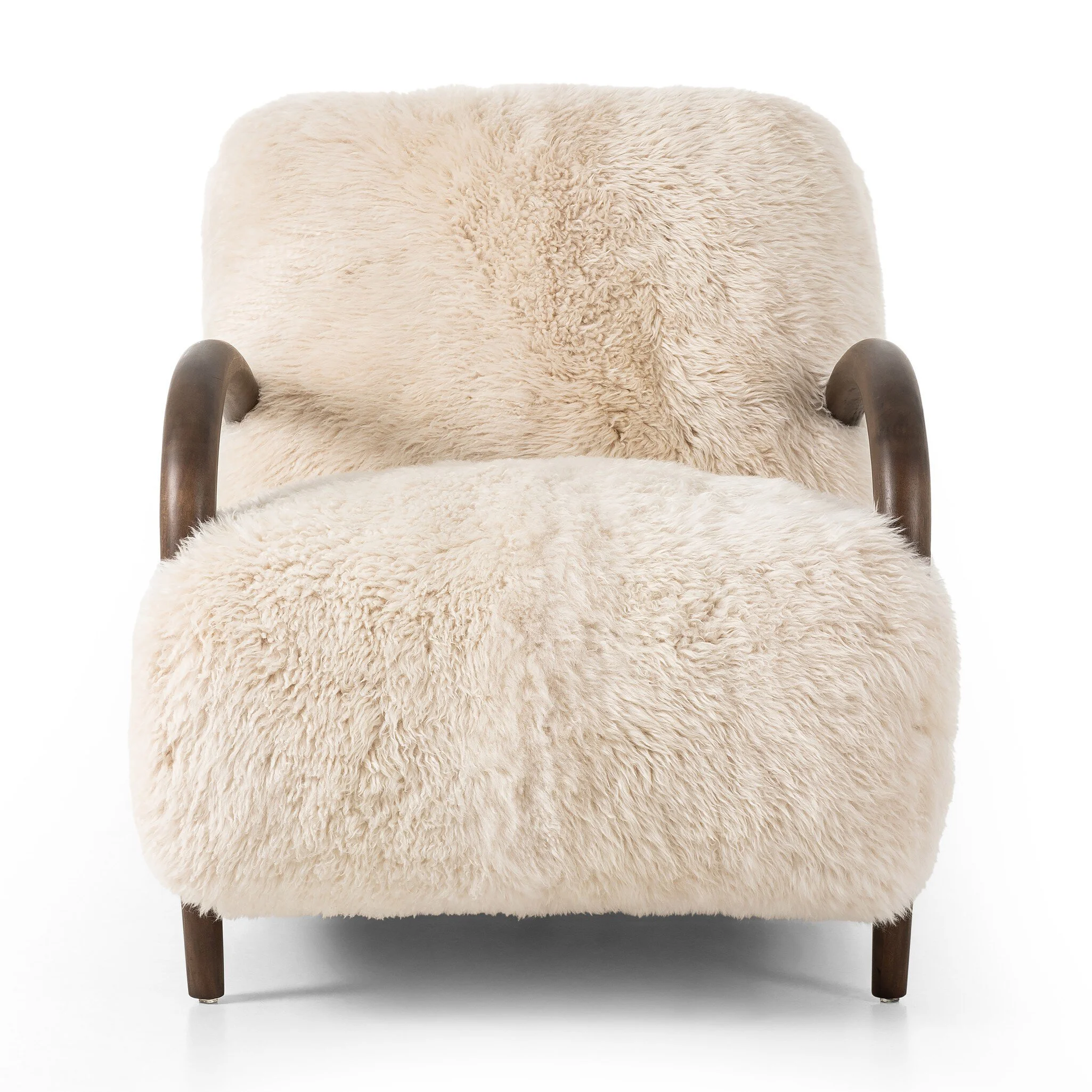 IC Sandro Chair Champagne Mongolian Fur
