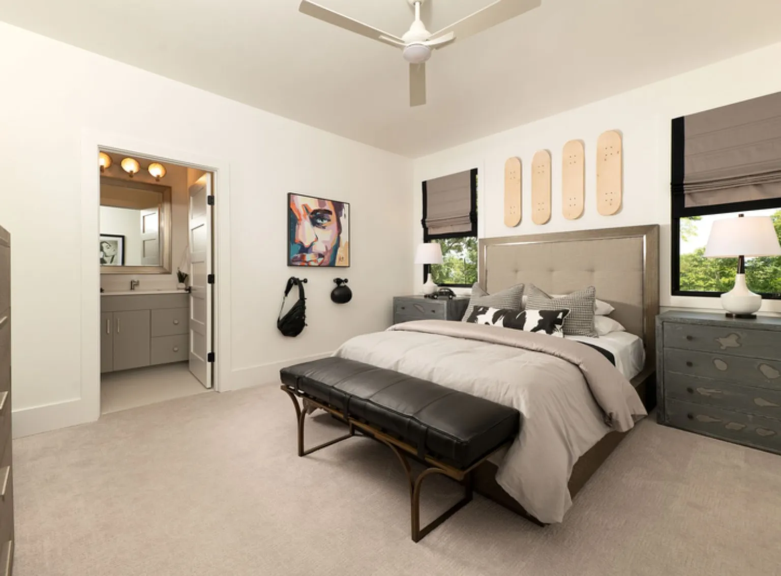 Ivory Cove Interiors NC Sweet Carolina Retreat Guest Bedroom 2