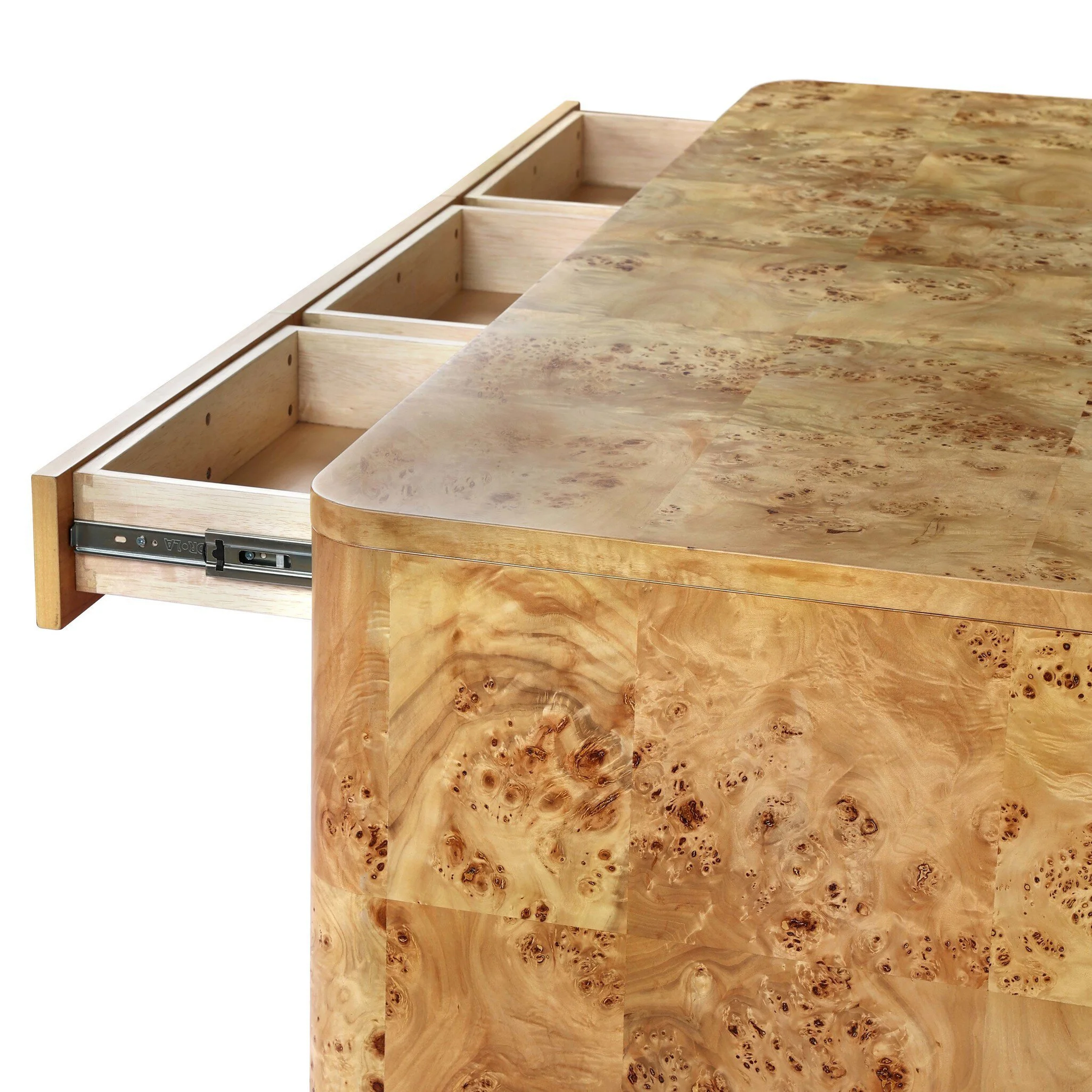 IC Natural Mappa Burl Writing Desk 12