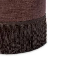 Ivory Cove Interiors Sinclair Fringe Ottoman 3