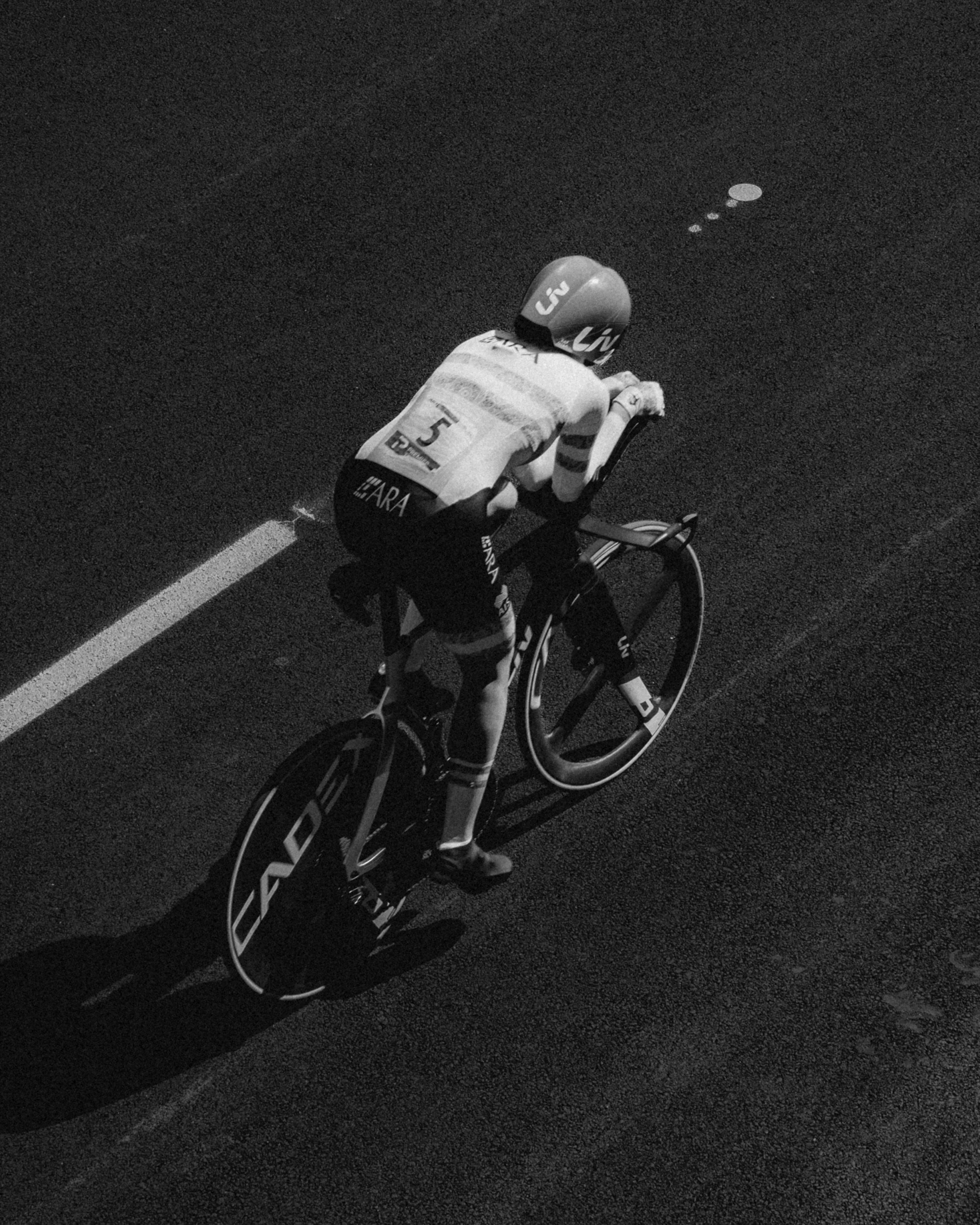 Team Australia in the team time trial, black and white, UCI Road World Championships Montréal 2026