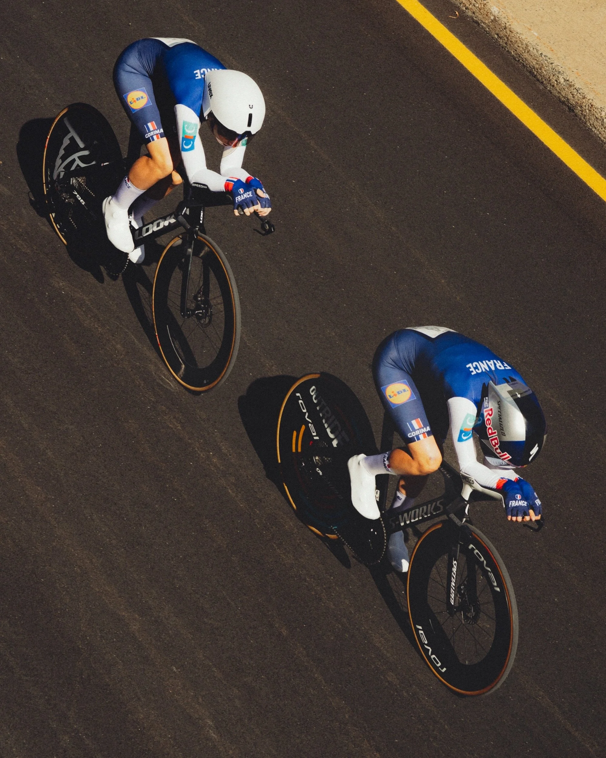 Team France in the team time trial at the UCI Road World Championships Montréal 2026