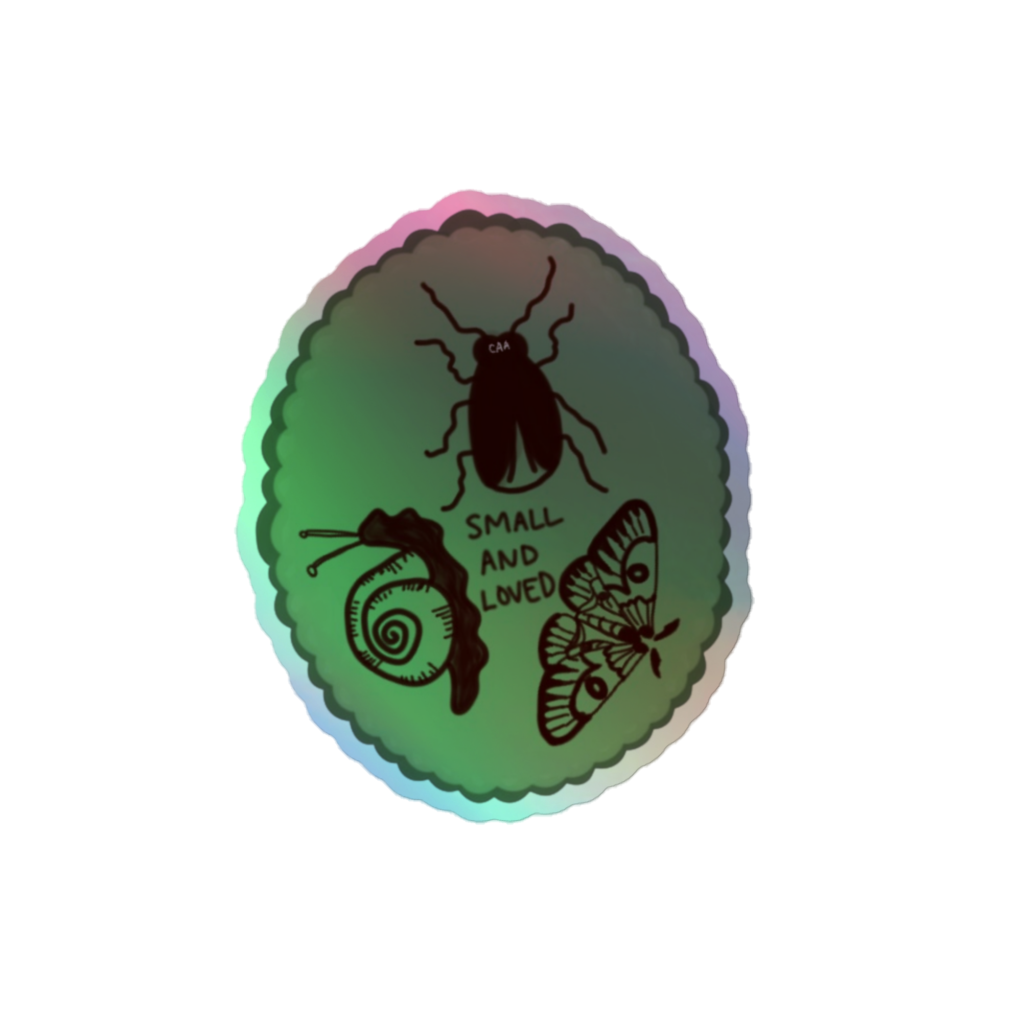 Small but loved sticker