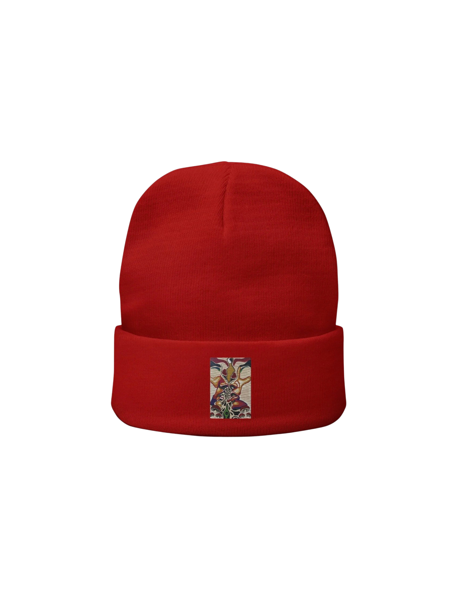 "Psychedelic Passion" Embroidered Beanie