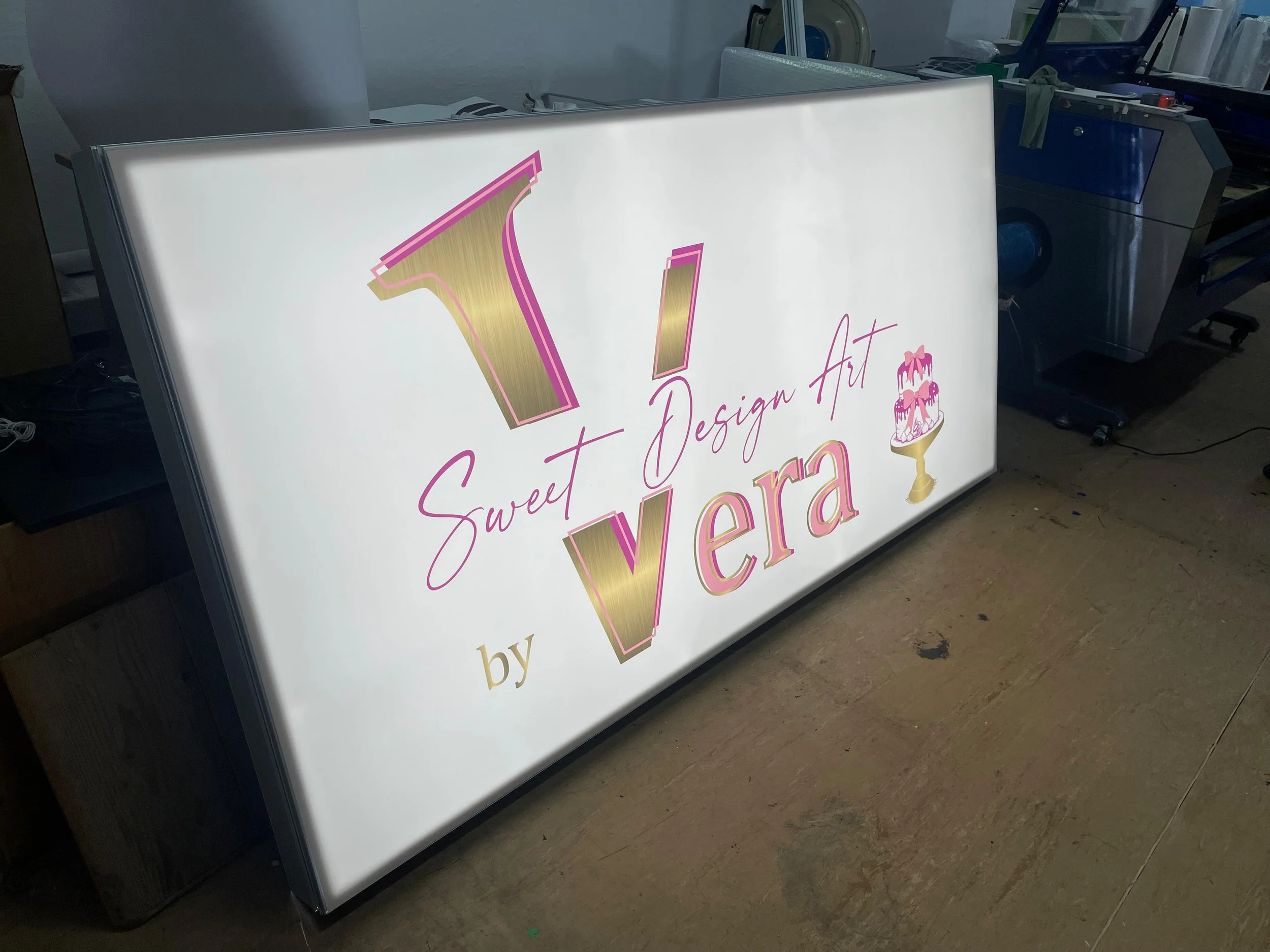 caseta luminoasa profil aluminiu