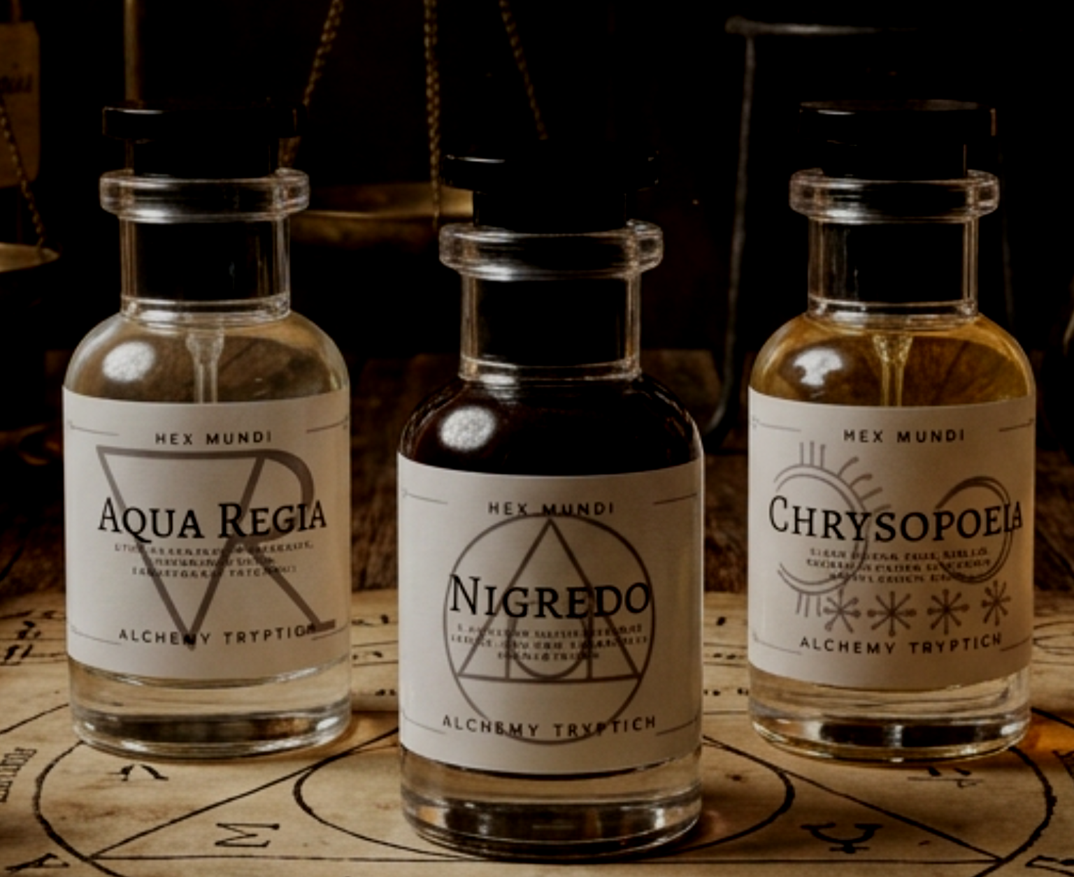 The Alchemy Triptych - Stages I, II & III