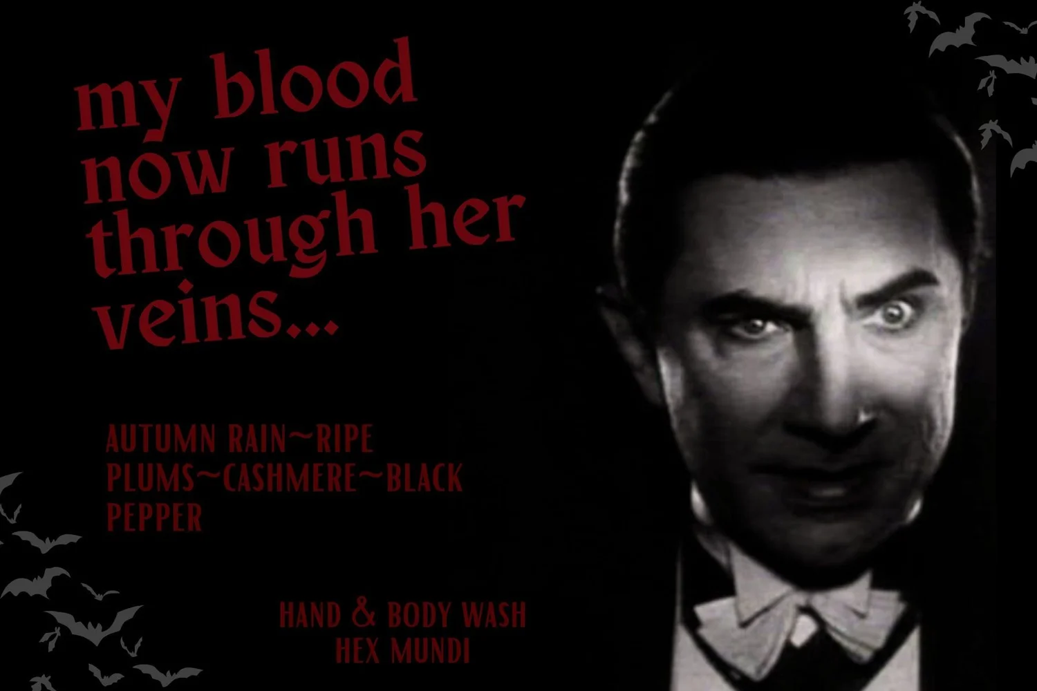 Dracula Hand & Body Creme ~ Autumn Horrors Collection