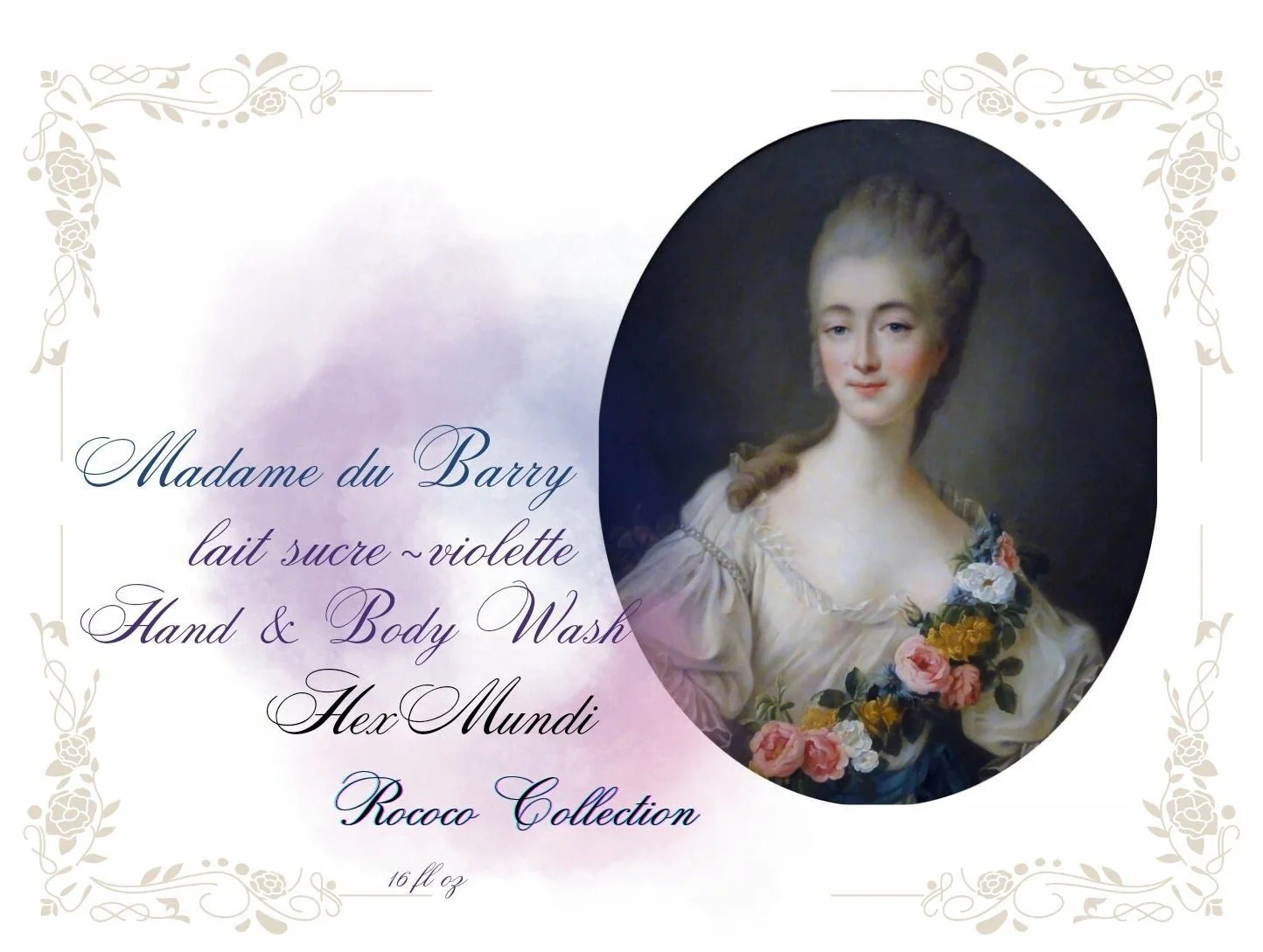 Madame du Barry Hand & Body Wash ~ Rococo Collection