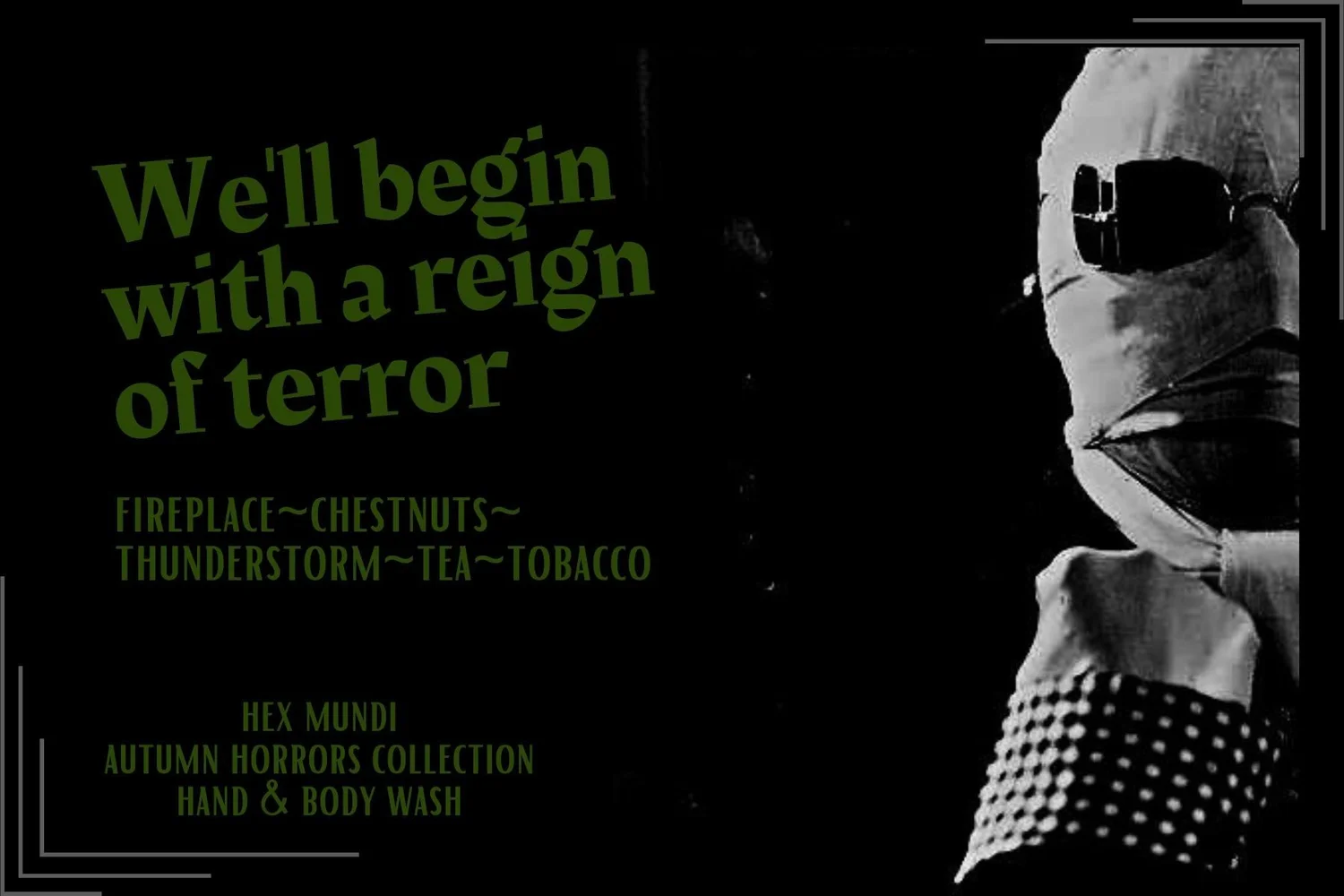 The Invisible Man Hand & Body Wash ~ Autumn Horrors Collection