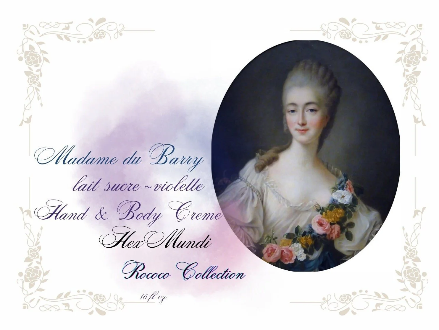 Madame du Barry Hand & Body Creme ~ Rococo Collection