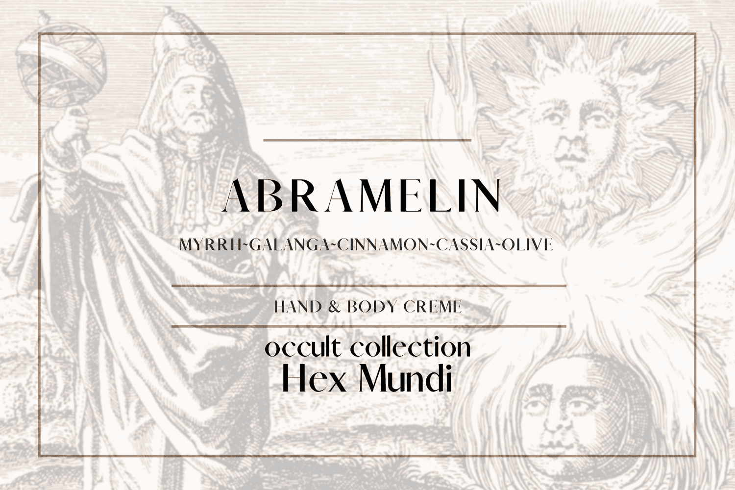 Abramelin Hand & Body Creme ~ Occult Collection