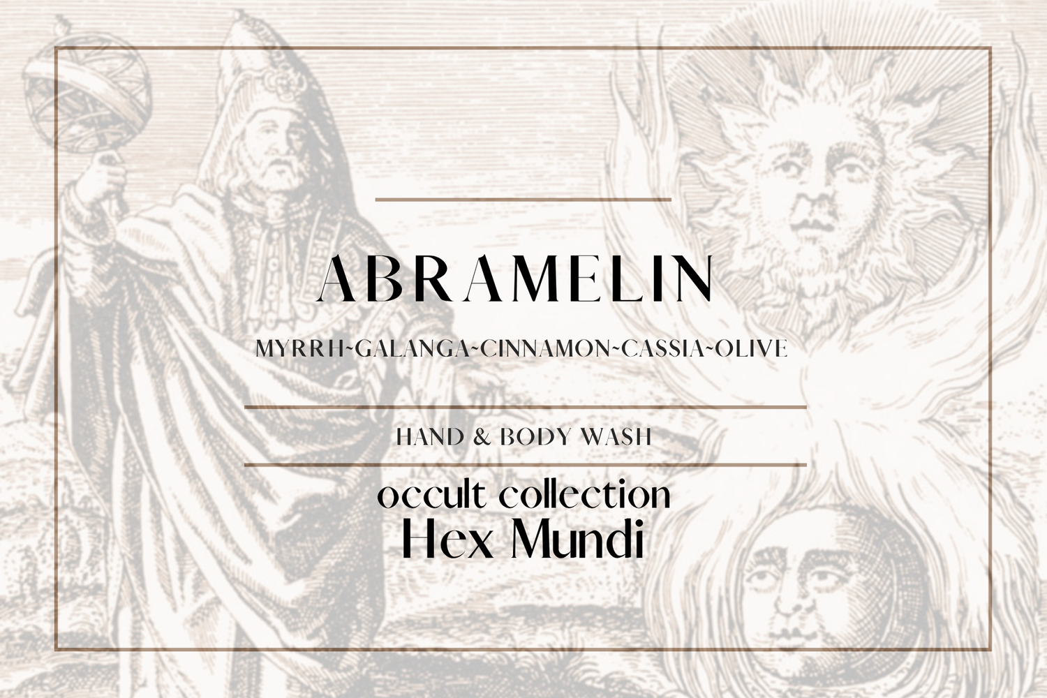 Abramelin Hand & Body Wash ~ Occult Collection