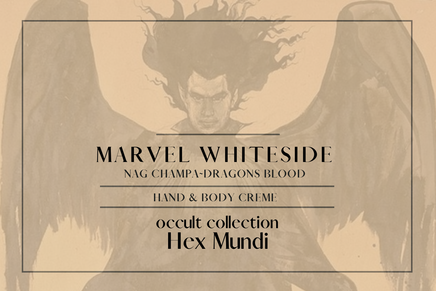 Marvel Whiteside Hand & Body Creme ~ Occult Collection